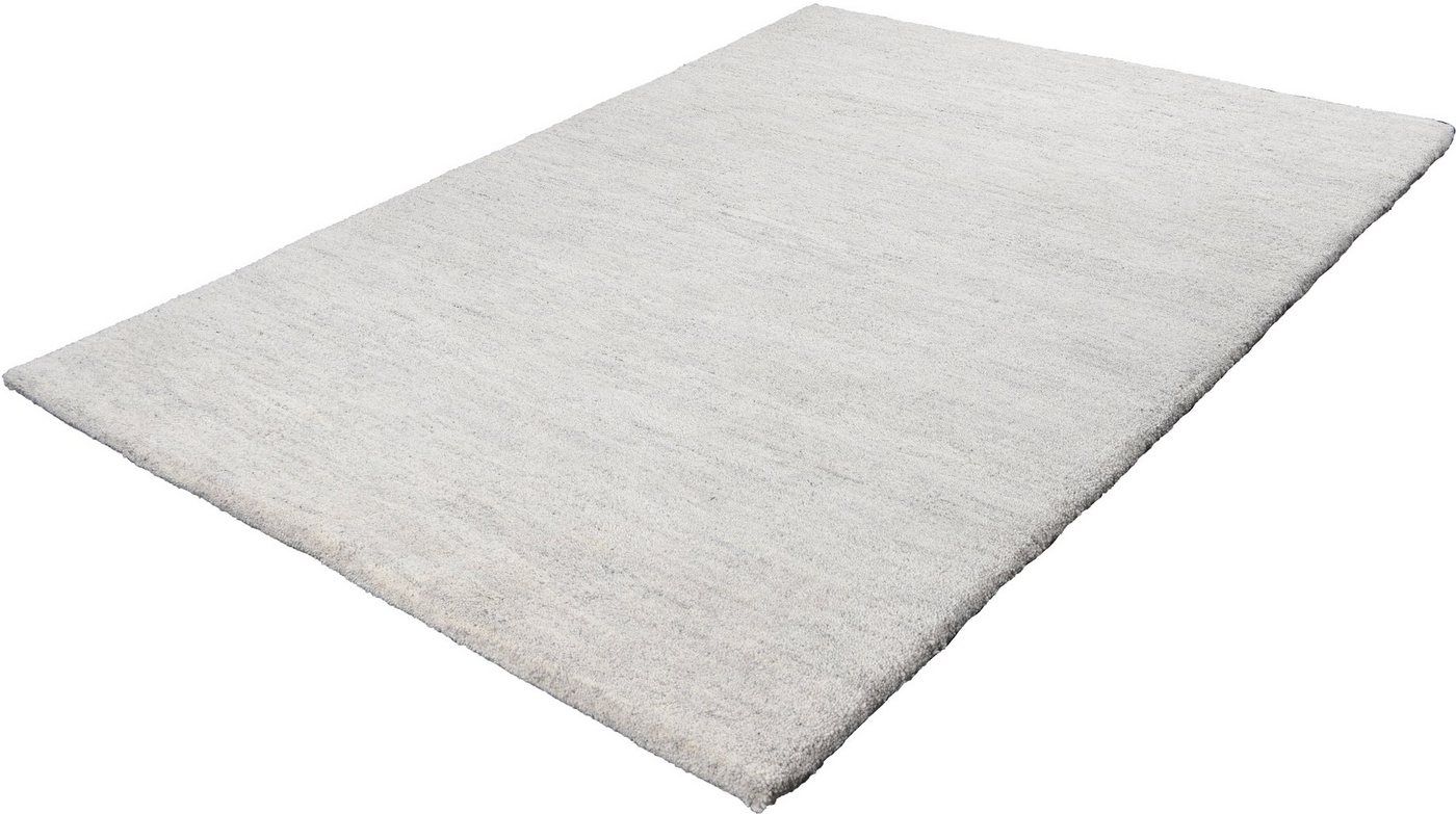 Wollteppich Maloronga Uni, THEKO, rechteckig, Höhe: 24 mm, echter Berber Teppich, reine Wolle, handgeknüpft von THEKO
