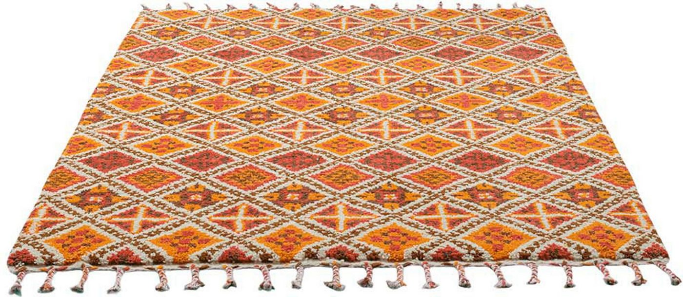 Wollteppich Marmoucha, THEKO, rechteckig, Höhe: 24 mm, echter Berber Teppich, reine Wolle, handgeknüpft, auch als Läufer von THEKO