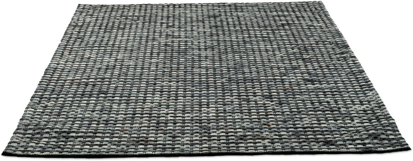 Wollteppich Tauern, THEKO, rechteckig, Höhe: 10 mm, Handweb Teppich, reine Wolle, handgewebt von THEKO