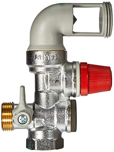 Thermador Caleffi 526151 Sicherheitsgruppe, abgewinkelt, 0,75 Zoll (1,9 cm), Edelstahl von Thermador