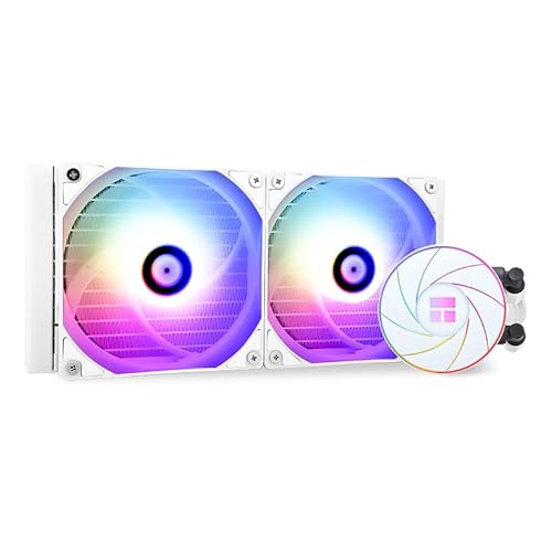 THERMALRIGHT Aqua Elite 240 Weiß ARGB CPU Wasserkühlung,Weißer Aio CPU Kühler, 240 Kühlreihen Größe,2 x120mm PWM Lüfter,S-FDB Lager,für AMD/AM4/AM5, Intel LGA1150/1151/1155/1156/1200/2011/1700 THERMALRIGHT Aqua Elite 240 Weiß ARGB CPU Wasserkühlung,Weißer Aio CPU Kühler, 240 Kühlreihen Größe,2 x120mm PWM Lüfter,S-FDB Lager,für AMD/AM4/AM5, Intel LGA1150/1151/1155/1156/1200/2011/1700 von THERMALRIGHT