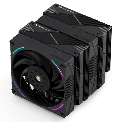 THERMALRIGHT Phantom Spirit 120 EVO CPU-Luftkühler, 7 × 6 mm Heatpipe, zwei 2150 U/min PWM-Lüfter, für AMD AM4 AM5/Intel 1700/1150/1151/1200/17XX/2011 von THERMALRIGHT