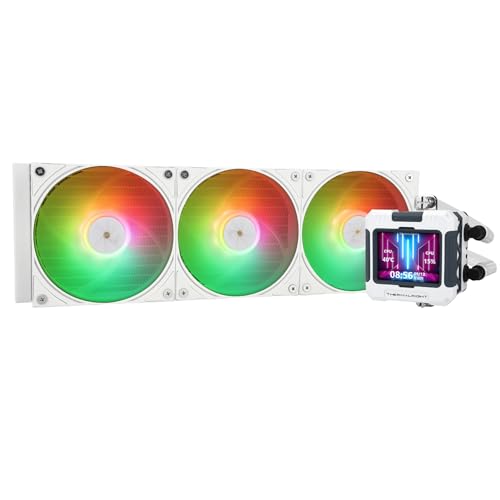 Thermalright Frozen Warframe 360 ARGB CPU-Wasserkühler mit 3 PWM-Lüftern mit 2000 U/min, IPS-LCD-Bildschirm mit 320 x 240 Auflösung, flüssiger CPU-Kühler, CPU-PC, Aio-Kühler für AMD: AM4/AM5/Intel Thermalright Frozen Warframe 360 ARGB CPU-Wasserkühler mit 3 PWM-Lüftern mit 2000 U/min, IPS-LCD-Bildschirm mit 320 x 240 Auflösung, flüssiger CPU-Kühler, CPU-PC, Aio-Kühler für AMD: AM4/AM5/Intel von THERMALRIGHT