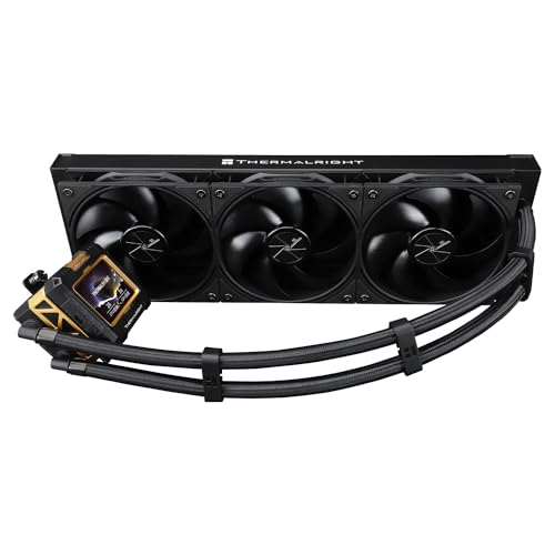 Thermalright Frozen Warframe 360 CPU-Wasserkühler, 3 PWM-Lüfter, Wasserkühlungssystem, IPS-LCD-Bildschirm mit 320 x 240 Auflösung, für AMD/AM4/AM5 und Intel LGA1700, Computer 360 Thermalright Frozen Warframe 360 CPU-Wasserkühler, 3 PWM-Lüfter, Wasserkühlungssystem, IPS-LCD-Bildschirm mit 320 x 240 Auflösung, für AMD/AM4/AM5 und Intel LGA1700, Computer 360 von THERMALRIGHT