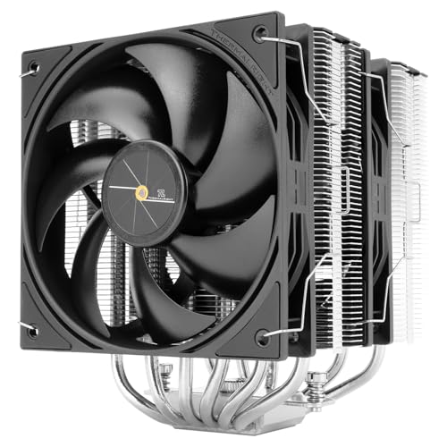 Thermalright Peerless Assassin 120 Black V3 CPU Air Cooler, 6 Heat Pipes Heatsink Cooler with Dual TL-P12 PWM Fans, Top Cover Design, for AM4/AM5, Intel LGA 1851/1700/115X/1200/2011 von THERMALRIGHT