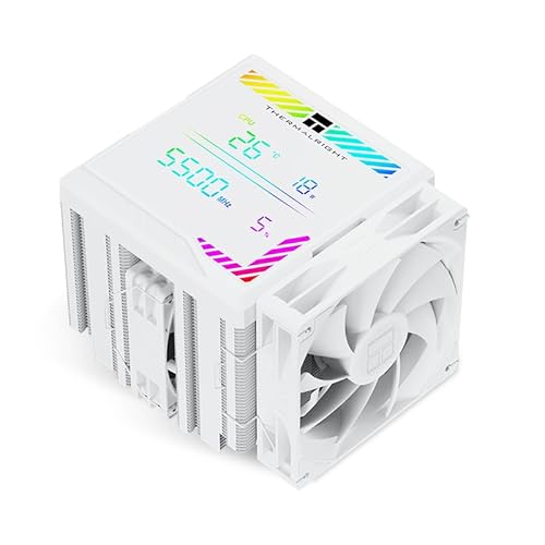 Thermalright Peerless Assassin 140 Digitaler White CPU-Luftkühler, digitale Bildschirmabdeckung, 6 Heatpipes Computer CPU-Kühlung, für AM4/AM5, Intel LGA1700/1851/1150/2011/1200, PC-Kühler-Schwarz Thermalright Peerless Assassin 140 Digitaler White CPU-Luftkühler, digitale Bildschirmabdeckung, 6 Heatpipes Computer CPU-Kühlung, für AM4/AM5, Intel LGA1700/1851/1150/2011/1200, PC-Kühler-Schwarz von THERMALRIGHT