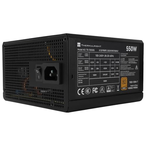 Thermalright - Stromversorgung TB-550S (80+ Bronze) von THERMALRIGHT