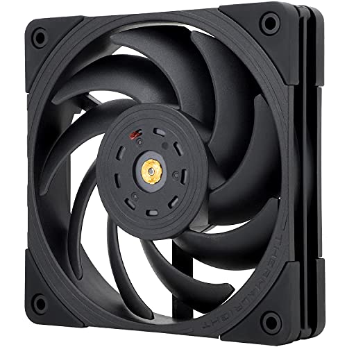 Thermalright TL-B12 120mm CPU Kühler Lüfter, Computer Gehäuse Lüfter, PWM Steuerung, 2150RPM, Static-Pressure Performance Lüfter für S-FDB Lager (Schwarz) von THERMALRIGHT