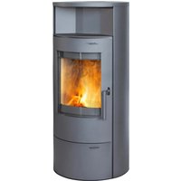 THERMIA Kaminofen »Berlin«, grau, Stahl, 7 kW, Dauerbrand geeignet von THERMIA