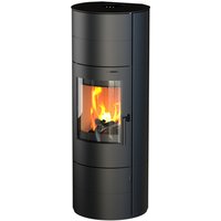 THERMIA Kaminofen »München Ring«, schwarz, Stahl, 7 kW von THERMIA