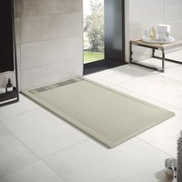 Duschwanne aus Harz, Modell Opale, Breite 80, Creme RAL 1013, Maße 80 x 160 cm von THERMIKET