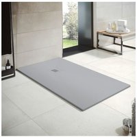 Duschwanne aus Kunstharz – Breite 100 – Zementgrau Ral-7040 – 100 x 140 cm von THERMIKET