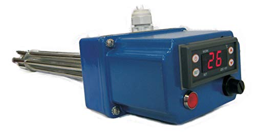THERMIS TRG 31 Heizstab Heizpatrone mit digitalem Thermostat Heizelement für Wasserspeicher Boiler Warmwasserspeicher Wasserheizung Heizungsspeicher G6/4, 5 Kabel (4500 W /3x230V) von THERMIS