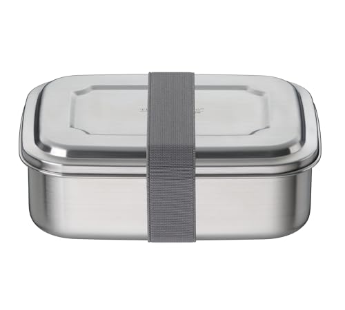 TC SANDWICH BOX 1,00 l, stone grey, Edelstahl unlackiert mit Textilband Brotdose aus Edelstahl, Pausenbrot für Uni, Schule, Büro, spülmaschinenfest, THERMOCAFÉ by THERMOS TC SANDWICH BOX 1,00 l, stone grey, Edelstahl unlackiert mit Textilband Brotdose aus Edelstahl, Pausenbrot für Uni, Schule, Büro, spülmaschinenfest, THERMOCAFÉ by THERMOS von THERMOcafé by THERMOS