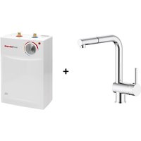 Boiler Warmwasserspeicher 5 L Untertisch steckerfertig + Armatur 2 kW Thermoflow von THERMOFLOW