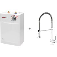 Boiler Warmwasserspeicher 5 L Untertisch steckerfertig + Armatur 2 kW Thermoflow von THERMOFLOW