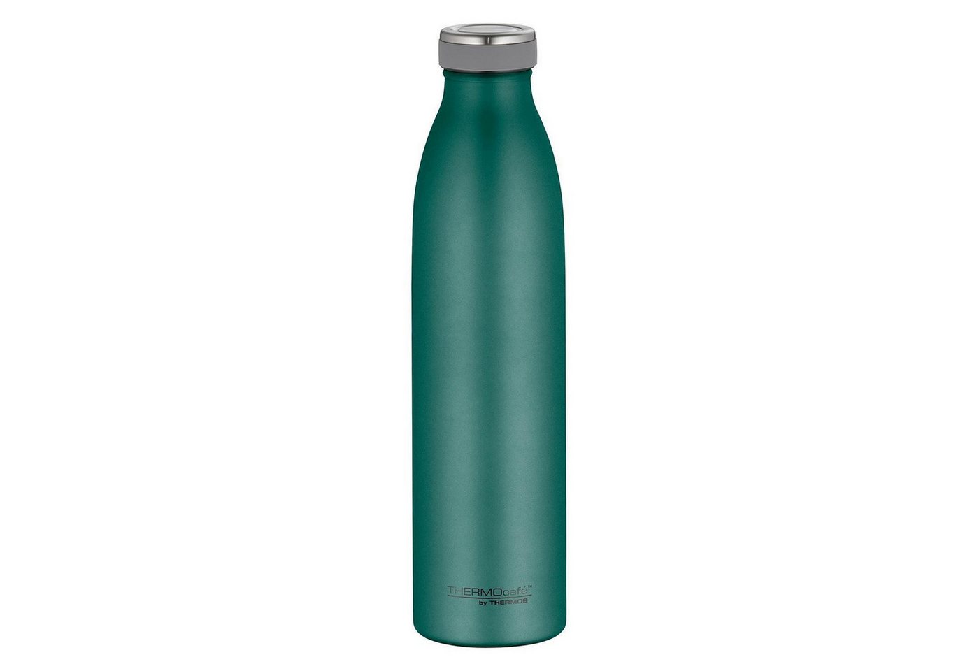THERMOS Isolierflasche THERMOCAFE, 750 ml, Moosgrün matt, Edelstahl, Auslaufsicher, 24 Stunden kalt, 12 Stunden warm von THERMOS