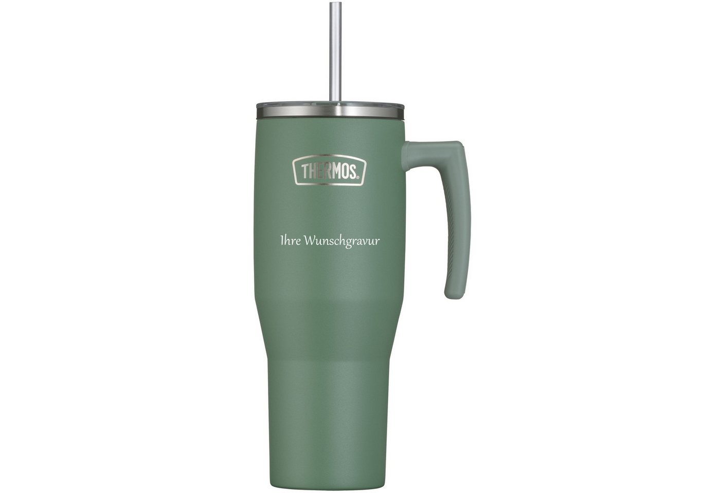 THERMOS Thermobecher, Edelstahl, Trinkbecher 'RS Isolier', 1,1 L, mit persönlicher Wunschgravur von THERMOS