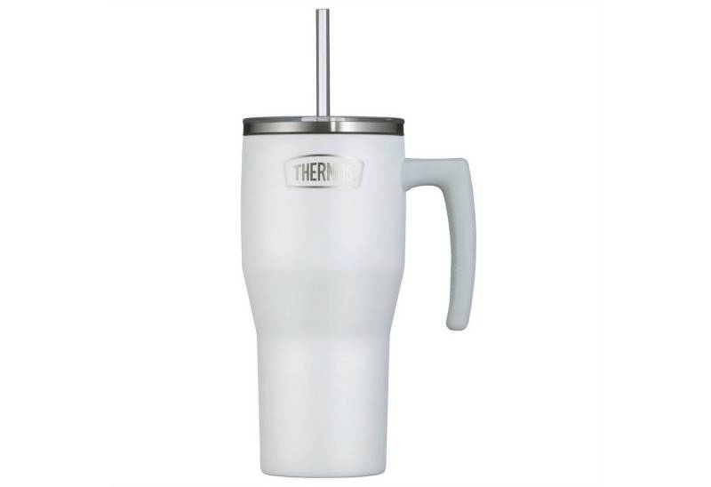 THERMOS Thermobecher Trinkbecher Refreshing Isolierbecher Trinkflasche, Edelstahl, Griff Strohhalm 0,85 L THERMOS Thermobecher Trinkbecher Refreshing Isolierbecher Trinkflasche, Edelstahl, Griff Strohhalm 0,85 L von THERMOS