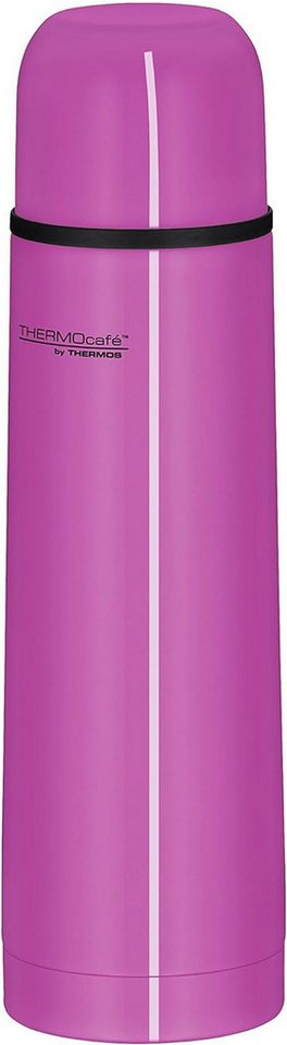 THERMOS Thermoflasche Isolierflasche Edelstahl 500ml PREMIUM Thermoskanne Pink, 12 Stunden heiß / 24 Stunden kalt, doppelwandiger von THERMOS
