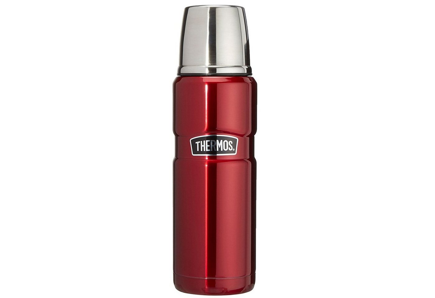 THERMOS Thermoflasche Kanne King Isolierflasche 0,47L, Thermo Flasche Isolierkanne Tee Drehverschluss von THERMOS