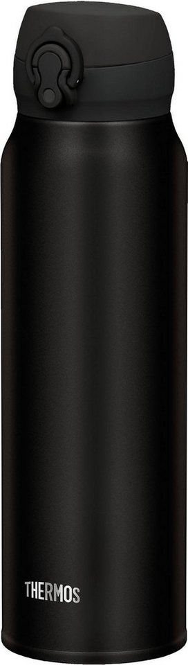 THERMOS Thermoflasche Ultralight black, ideal für den Alltag, aus Edelstahl von THERMOS