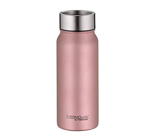 TC DRINKING MUG 0,35l, rose gold, Thermobecher aus Edelstahl, 9h heiß / 18h kalt, absolut dicht für Uni, Büro, by THERMOS, Kaffeebecher, zerlegbarer Verschluss, für Spülmaschine, Thermosbecher von THERMOcafé by THERMOS