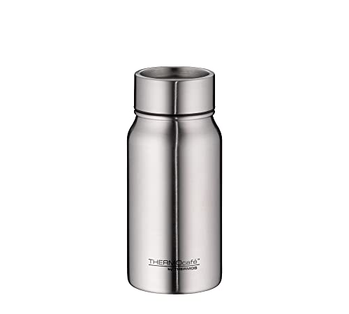 THERMOcafé by THERMOS TC DRINKING MUG stainless steel mat 0,35l, Thermobecher Edelstahl, Isolierbecher, Kaffeebecher to Go Thermo, auslaufsicher, 8h heiß & 16h kalt, spülmaschinenfest, BPA-frei von THERMOcafé by THERMOS