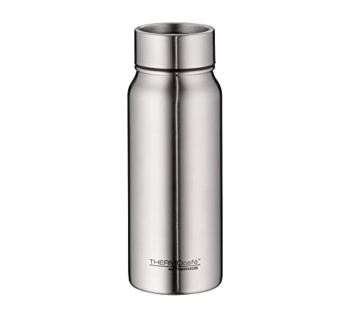 THERMOcafé by THERMOS TC DRINKING MUG stainless steel mat 0,50l, Thermobecher Edelstahl, Isolierbecher, Kaffeebecher to Go Thermo, auslaufsicher, 9h heiß & 18h kalt, spülmaschinenfest, BPA-frei von THERMOcafé by THERMOS
