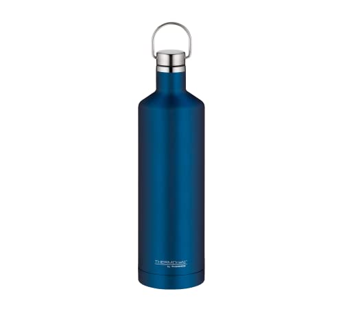 THERMOcafé by THERMOS TC TRAVELER BOTTLE saphire blue mat 0,75l, Thermosflasche aus Edelstahl, 12h heiß & 24h kalt, absolut dicht für Schule, Büro, Wasserflasche mit Griff, isolierte Trinkflasche THERMOcafé by THERMOS TC TRAVELER BOTTLE saphire blue mat 0,75l, Thermosflasche aus Edelstahl, 12h heiß & 24h kalt, absolut dicht für Schule, Büro, Wasserflasche mit Griff, isolierte Trinkflasche von THERMOcafé by THERMOS