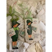 st. Patrick's Daykleine Laddie Ornamentegeschenktagebücherdekorationfederbaum von THEVELVETRABBIT