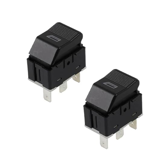 7D0959855 Auto Elektrische Master Fenster Schalter Glas Heber Taste Für VW Für Transporter T4 1996-2004 Teile Ersatz(2pcs) von THHXJ