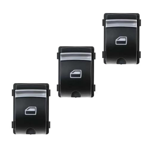 Auto Elektrische Fensterheber Glas Hebe Control Schalter Für Audi A3 8P A6 S6 RS6 C6 Q7 2004-2011 4F0959855B 4F0959851H(3 buttons) von THHXJ
