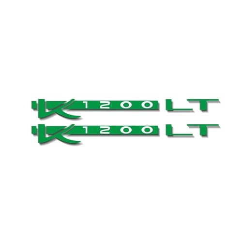 Motorrad Fahrrad Kraftstoff Tank Aufkleber Rad Helm Wasserdicht Reflektierende Logo Teile Für BMW K1200LT K1200 LT(Reflective Green) von THHXJ