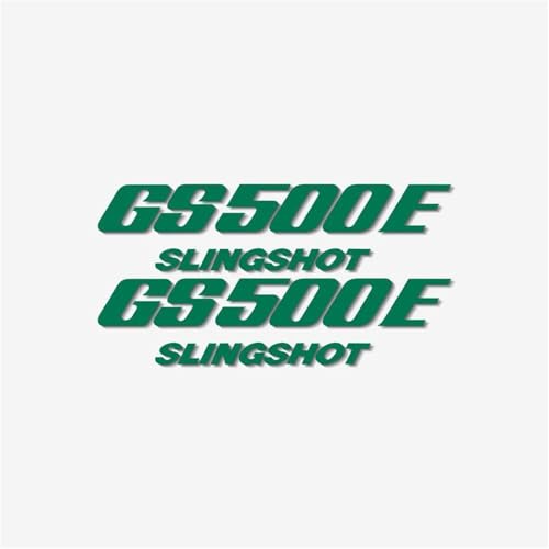 Motorrad Logo Aufkleber Modifiziert Reflektierend Universell Autoverkleidung Geeignet Dekorative Teile Für Suzuki GS500E(Reflective Green) von THHXJ