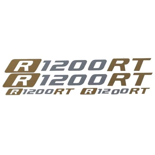 Motorrad Modifizierte Teile Reflektierende wasserdichte Auto Aufkleber Coole Dekoration Styling Für BMW R1200RT(Gold) von THHXJ