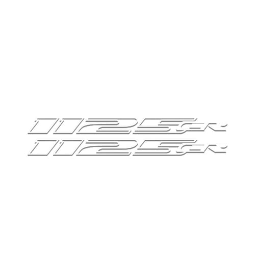 THHXJ Motorrad Dekorative Logo Auto Aufkleber Reflektierende wasserdichte Helm Zubehör Für Buell 1125CR 1125 CR(Reflective White) von THHXJ