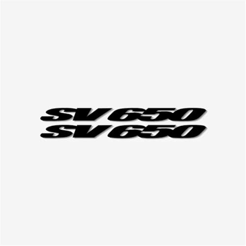 THHXJ Motorrad Logo Aufkleber Reflektierende Universal Autoaufkleber Verkleidungsaufkleber Geeignete Dekorative Für Suzuki SV650(Non-Reflective Black) von THHXJ