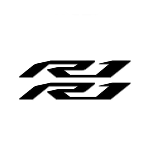 THHXJ Motorrad Modifiziertes Zubehör Reflektierende wasserdichte Autoaufkleber Coole Dekoration Styling Aufkleber Für Yamaha R1(Non-Reflective Black) von THHXJ