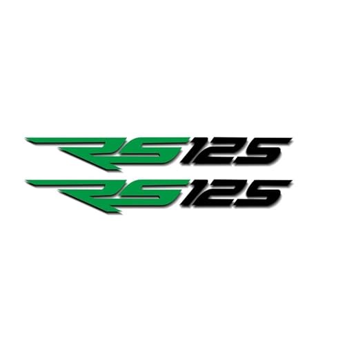 THHXJ Motorrad Universal Auto Aufkleber Modifizierte Kraftstofftank Helm Dekoratives Zubehör Für Aprilia RS125 RS 125(Reflective Green) von THHXJ