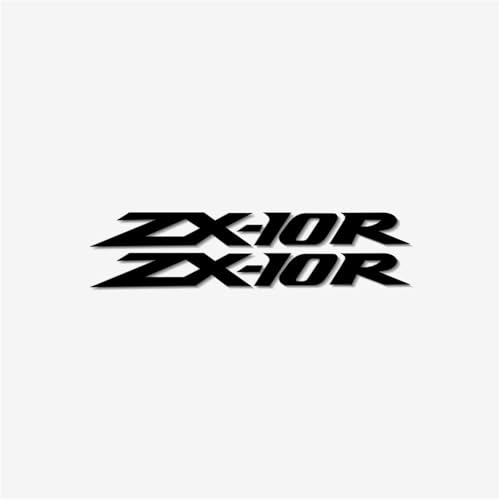 THHXJ Motorradzubehör Logo Kraftstofftank Verkleidung Autoaufkleber Reflektierende Aufkleber Abziehbilder Für Kawasaki ZX-10R(Non-Reflective Black) von THHXJ