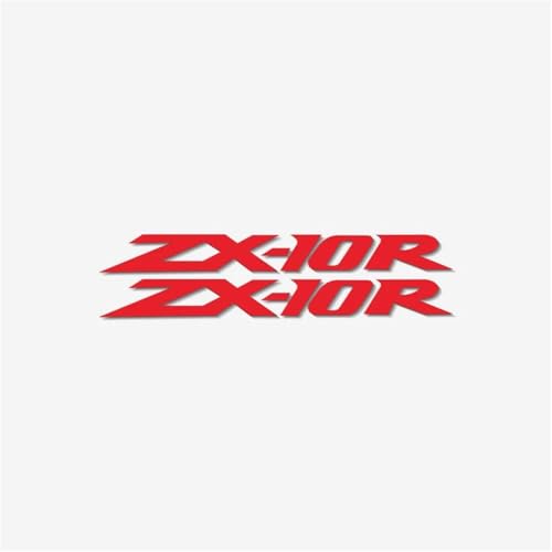 THHXJ Motorradzubehör Logo Kraftstofftank Verkleidung Autoaufkleber Reflektierende Aufkleber Abziehbilder Für Kawasaki ZX-10R(Reflective Red) von THHXJ