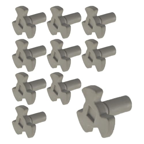 10 Pack Kompatibilitätsmikrowellen Drehschacht Triangular Mikrowellenglas Plattenteller Halt Für Kochen von THINCAN