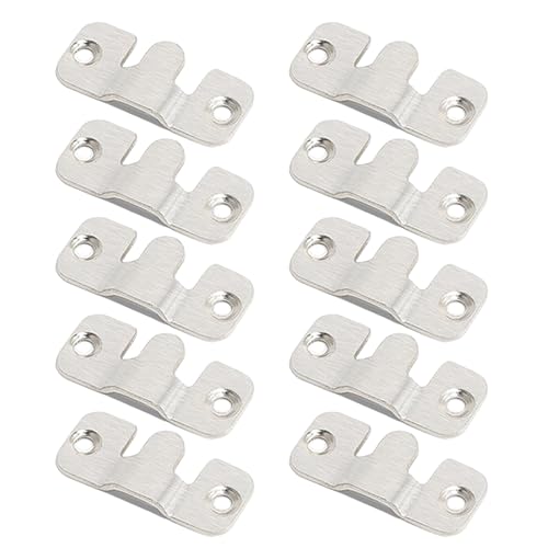 10pcs Schnelle Installation Edelstahl Wandhaken Einfache Installation Hängende Schnallen Für Möbel Bilderrahmen Hochgewichts Wandhaken von THINCAN