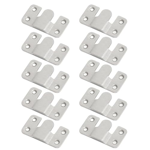 10pcs Schnelle Installation Edelstahl Wandhaken Einfache Installation Hängende Schnallen Für Möbel Bilderrahmen Hochgewichts Wandhaken von THINCAN