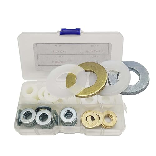 120pcs Möbelscheiben Set Messing Unterlegscheiben Mit Gummi Ringen Hochleistungsmöbel Waschmaschine Mit Schutzkautschukringen von THINCAN