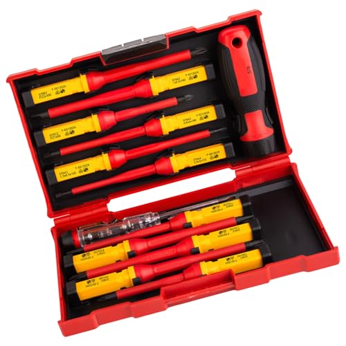 13 In 1 Isoliertem Elektriker Werkzeugsatz 1000 V Nicht Leitende Stahlbuild Schraubendreher Set Professional Tool Elektriker von THINCAN
