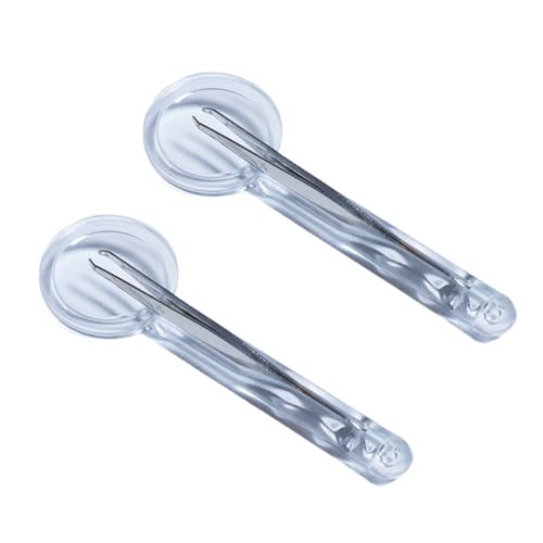 2pcs Multifunktionales Handheld Vergrößerungsglas Pinzetten Lupe Glas Für Kleine Objektinspektionen Kunststoff Vergrößerung Pinzeln Multifunktional Handheld Clear Für Kleine Objektinspektionen von THINCAN