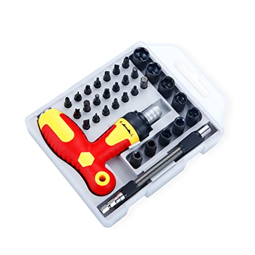 33 Teile Ratcheting Schraubenfahrer Mit Multi Bit Haushaltsschraubendreher Set Manual Reparaturwerkzeugkleidung Resistenten Antirust Multifunktionsschraubendreher Set 33 Teile Ratcheting Schraubenfahrer Mit Multi Bit Haushaltsschraubendreher Set Manual Reparaturwerkzeugkleidung Resistenten Antirust Multifunktionsschraubendreher Set von THINCAN