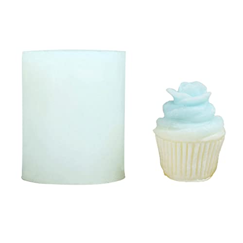 3D Eisform Silikonform Fondantform Zum Backen Von Cupcake Rose Duft Kerzeepoxidharzform Handwerk von THINCAN